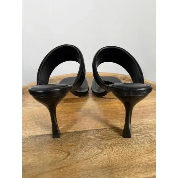 French Connection Womens Valerie Vegan Leather Slip On Heel Sandals Size 9 NWB - Picture 6 of 13